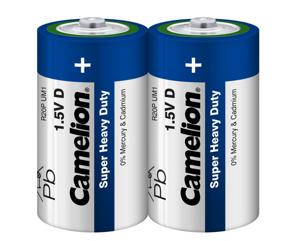 Camelion Super Heavy Duty 1.5V  Batteries - D size (2 batteries) - Image 3