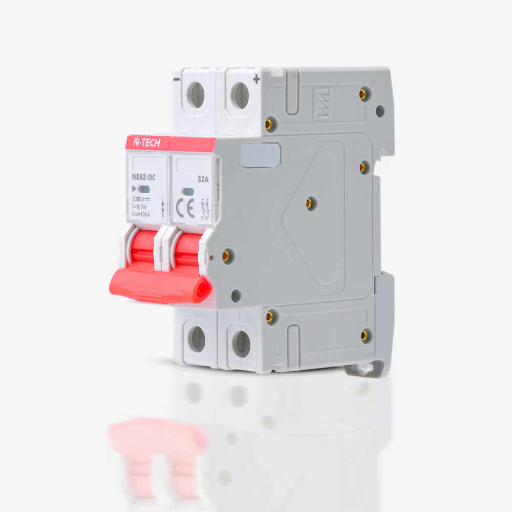 N-Tech N8BZ 2 Pole 32A DC MCB Overload & Short-Circuit Protection - Image 3