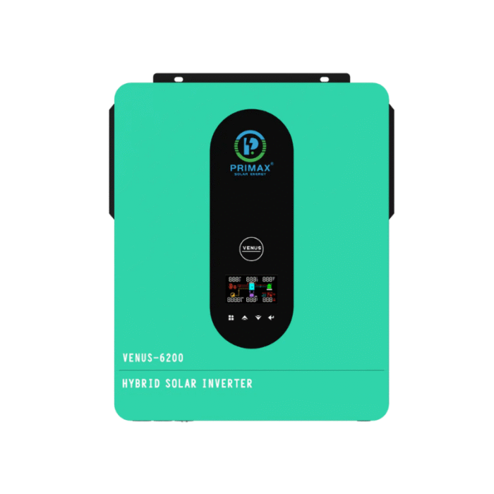 PRIMAX VENUS 6200 Hybrid Solar Inverter Dual Output 6.2KW 48V MPPT