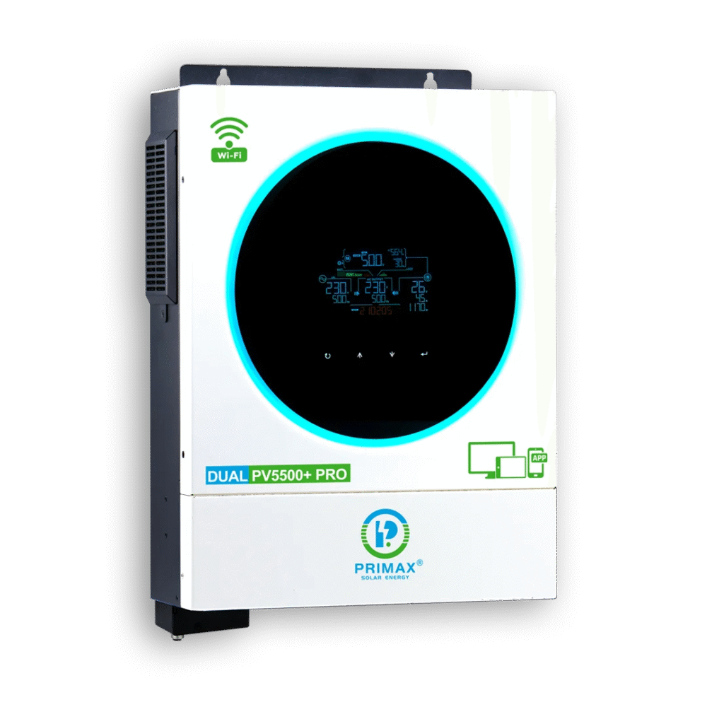 PRIMAX GALAXY DUAL PV5500+ PRO HYBRID SOLAR INVERTER 4KW With 5.5KW MPPT Solar Charge Controller - Image 3