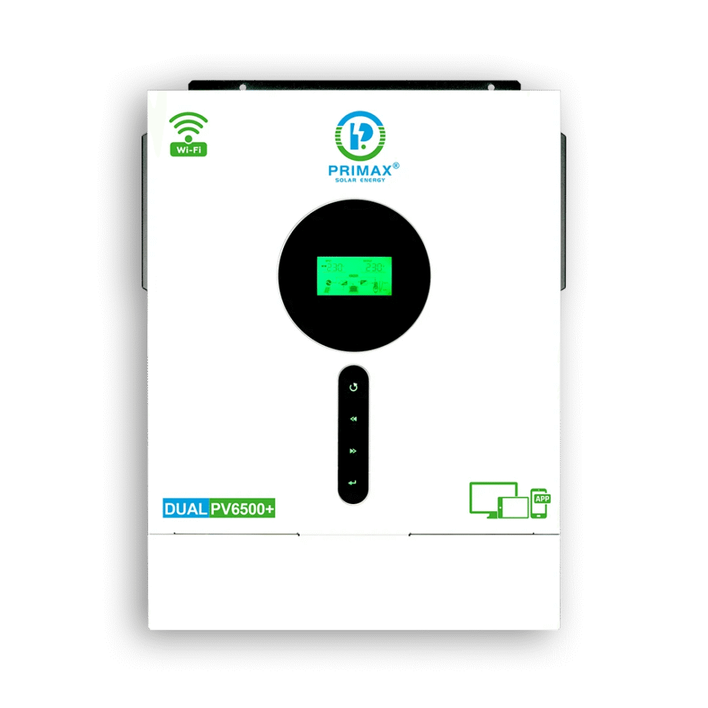 PRIMAX GALAXY DUAL PV6500+ 5.6KW HYBRID SOLAR INVERTER 5.6KW  With 6500W MPPT Solar Charge Controller