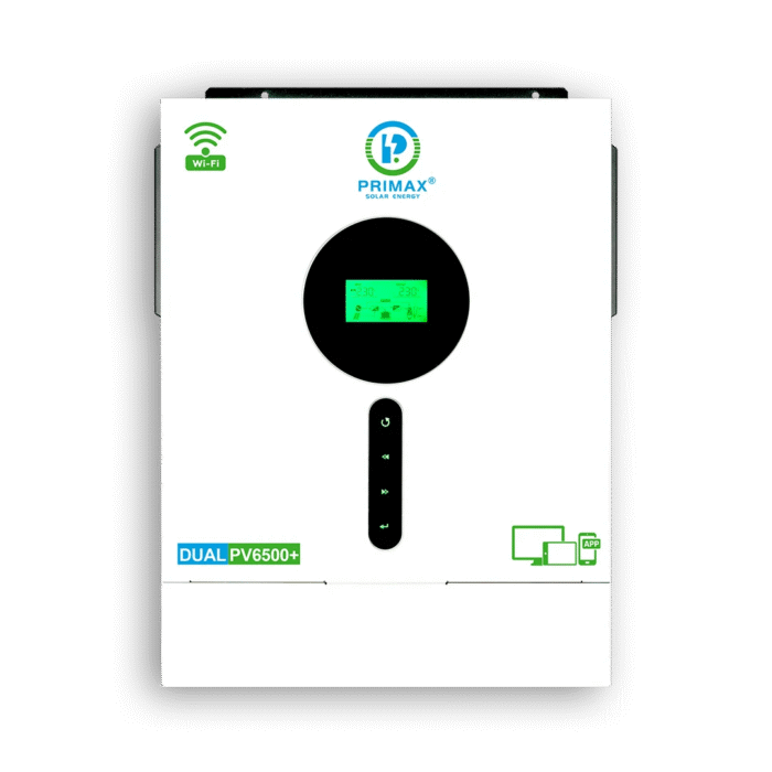 PRIMAX GALAXY DUAL PV6500+ 5.6KW HYBRID SOLAR INVERTER 5.6KW  With 6500W MPPT Solar Charge Controller