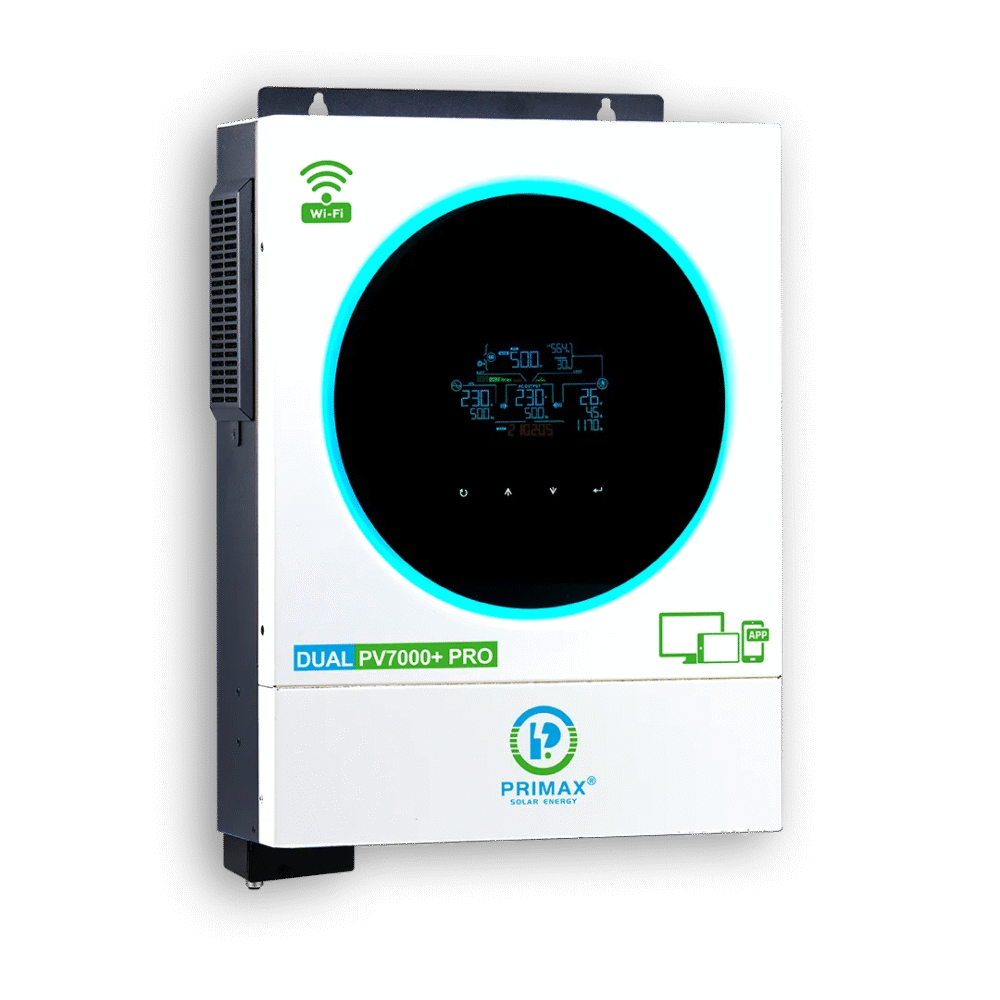 PRIMAX GALAXY PV7000+ Hybrid Solar Inverter 6KW with 6000W MPPT Solar Charge Controller - Image 3