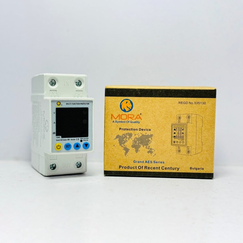 Mora 3in1 voltage protector Over and Under Voltage Protective Device with Kwh meter - Image 4