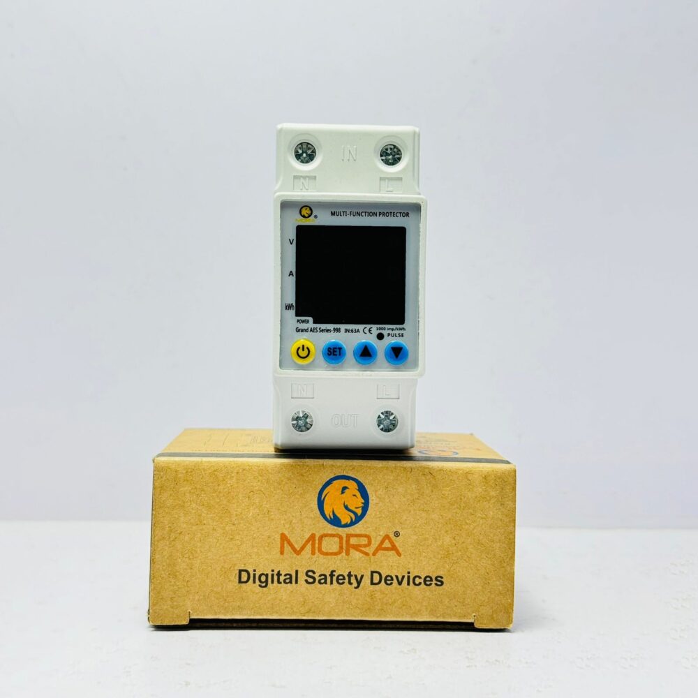 Mora 3in1 voltage protector Over and Under Voltage Protective Device with Kwh meter - Image 3