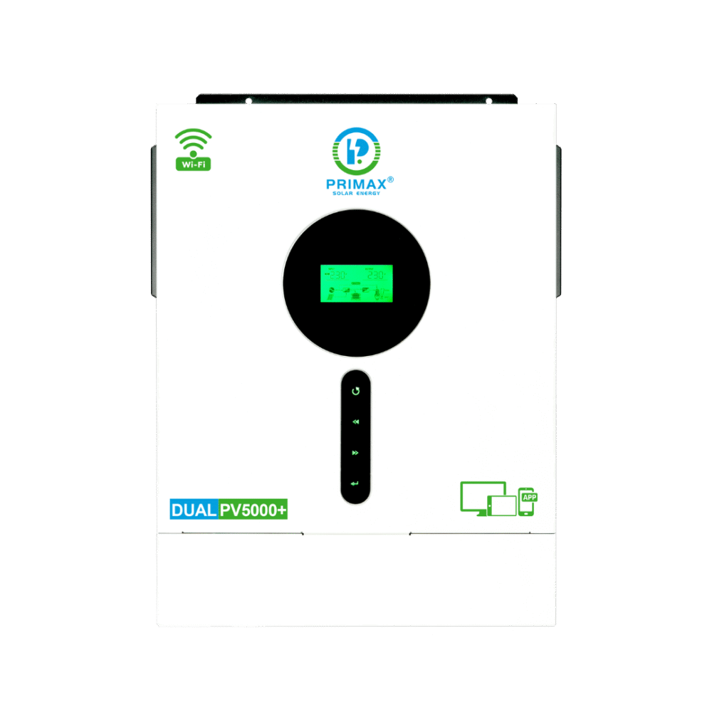 PRIMAX GALAXY PV5000+ Hybrid Solar Inverter 3.6KW with 5000W MPPT Solar Charge Controller - Image 3